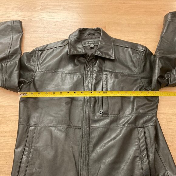 INC International Concepts Men's Genuine Leather Jacket, Medium, Black - Picture 9 of 12